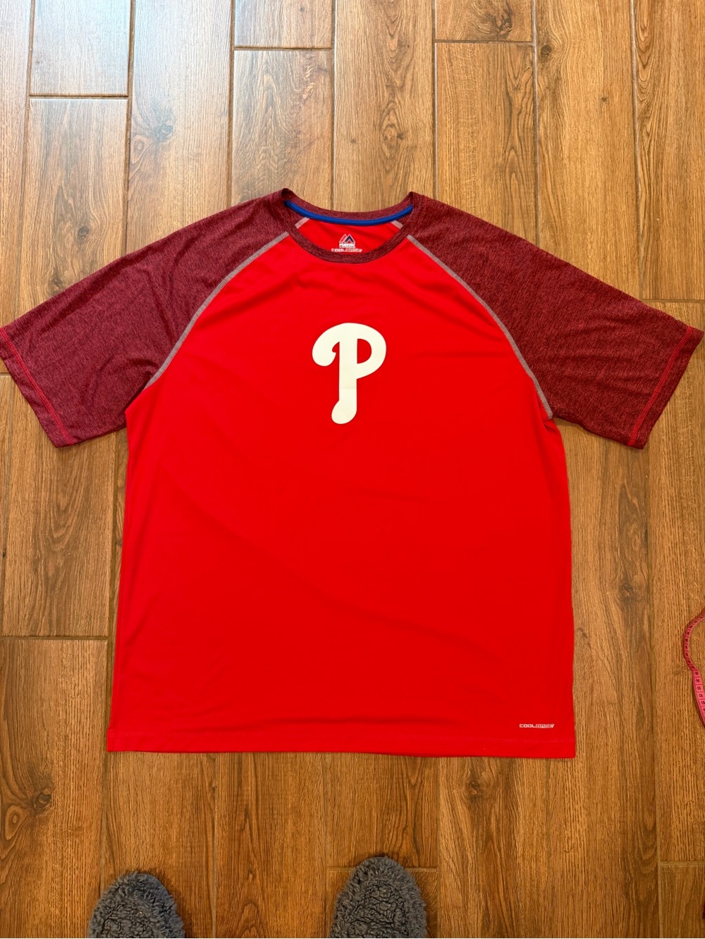 Men's Red Philadelphia Phillies Short Sleeve Performance Shirt xxl